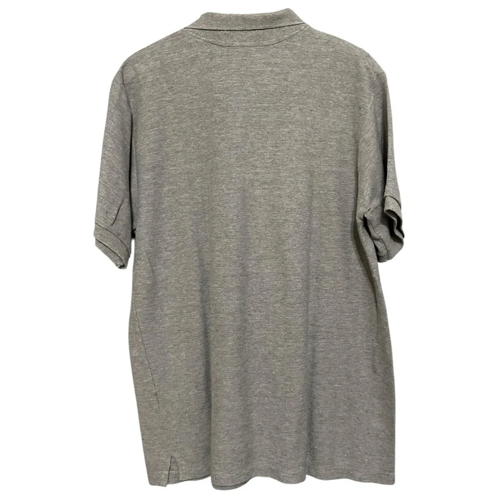Ralph Lauren Chaps Vintage Men’s Size XL Heather Gray Short Sleeve Polo Shirt